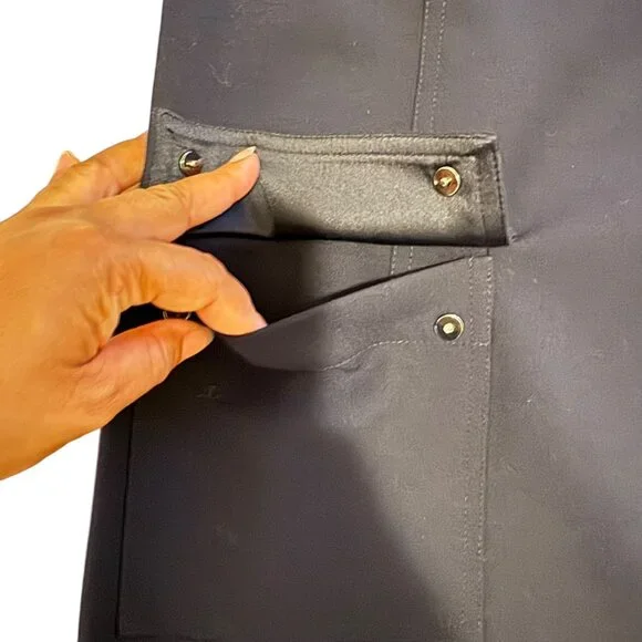 Elie Tahari Women's Black Short Sleeve Jaelyn Dress Size 6 - Picture 7 of 15